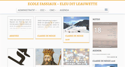 Desktop Screenshot of ecolefassiaux.com